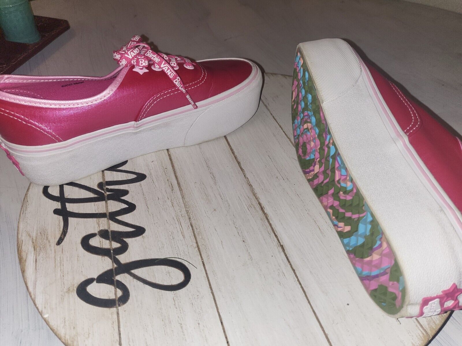 Size 6.5 - VANS Authentic Stackform x Barbie Low … - image 4