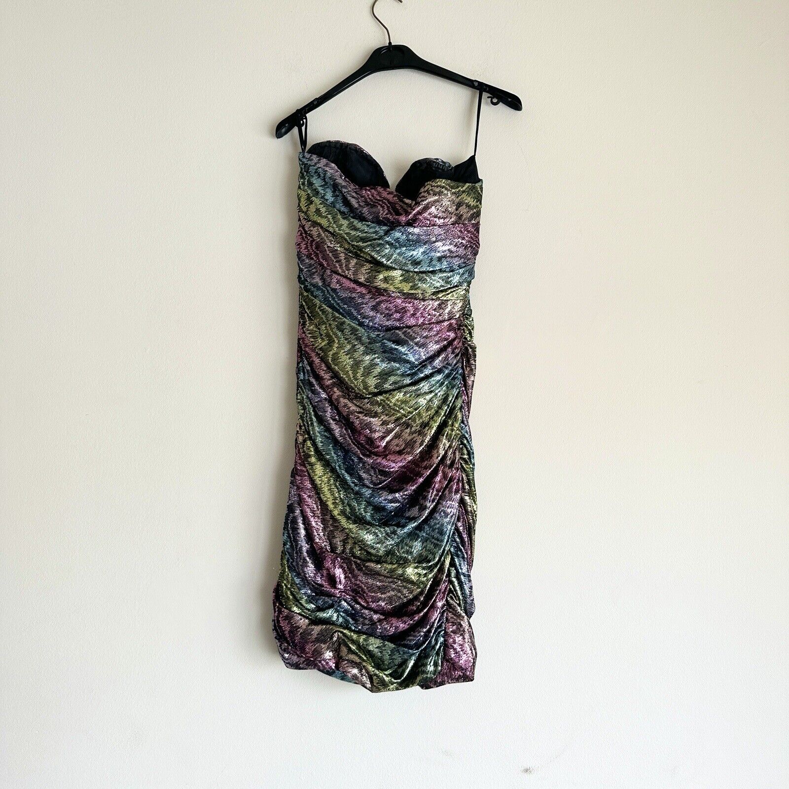 Vintage VICKY TIEL 1980's GLAM Metallic Cocktail … - image 13