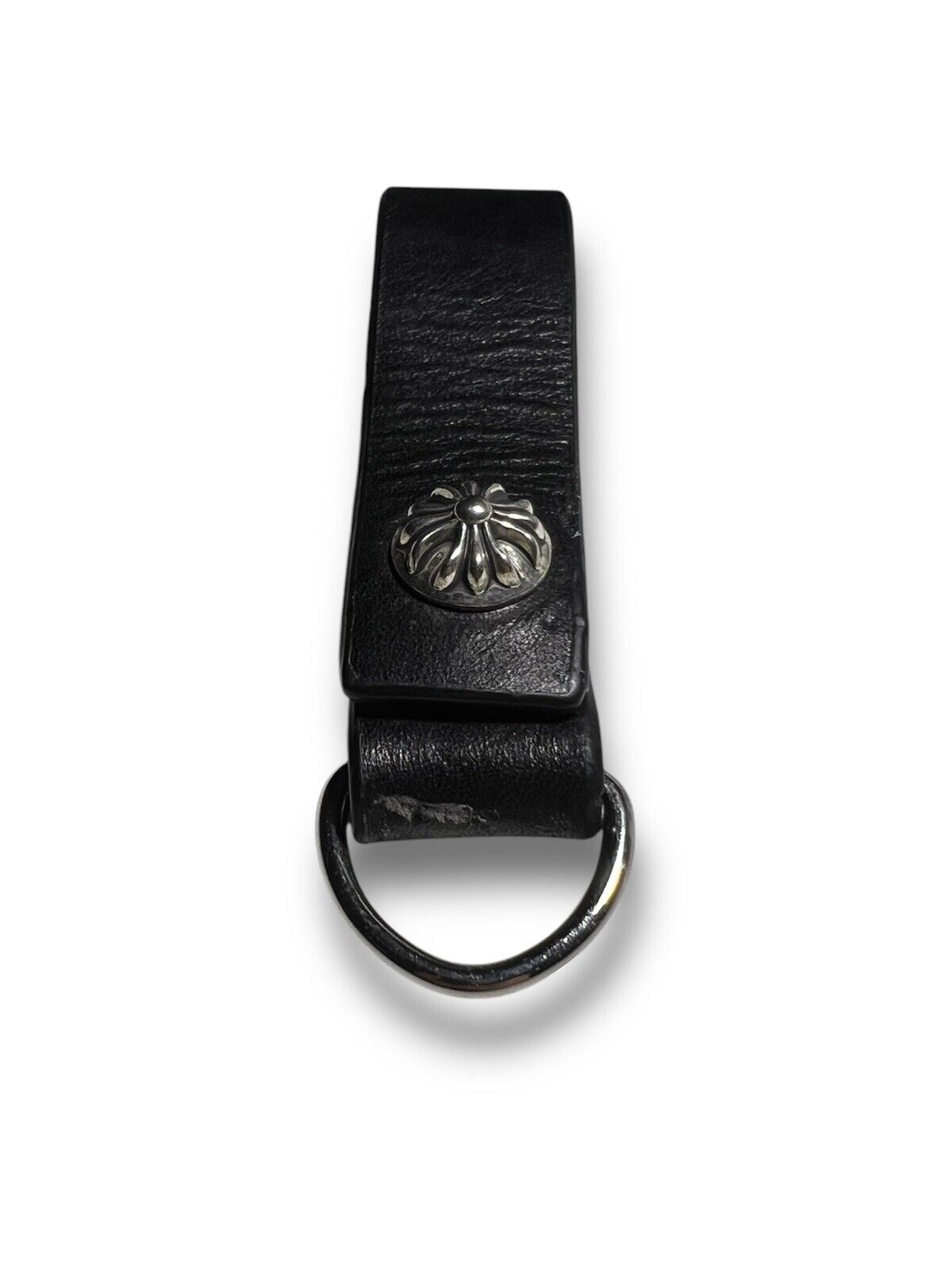 Chrome Hearts Leather Belt Loop Leather  Keychain - image 3