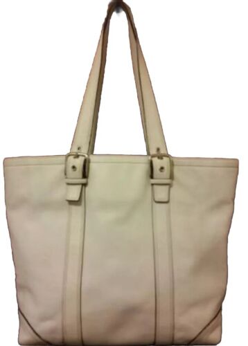 Coach Hampton F10194 Vintage IVORY Smooth Leather 