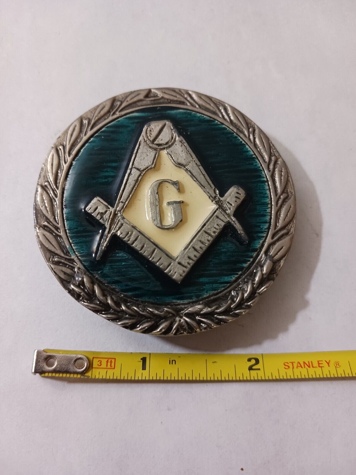 Vintage Freemason Masonic Square + Compass Logo B… - image 1