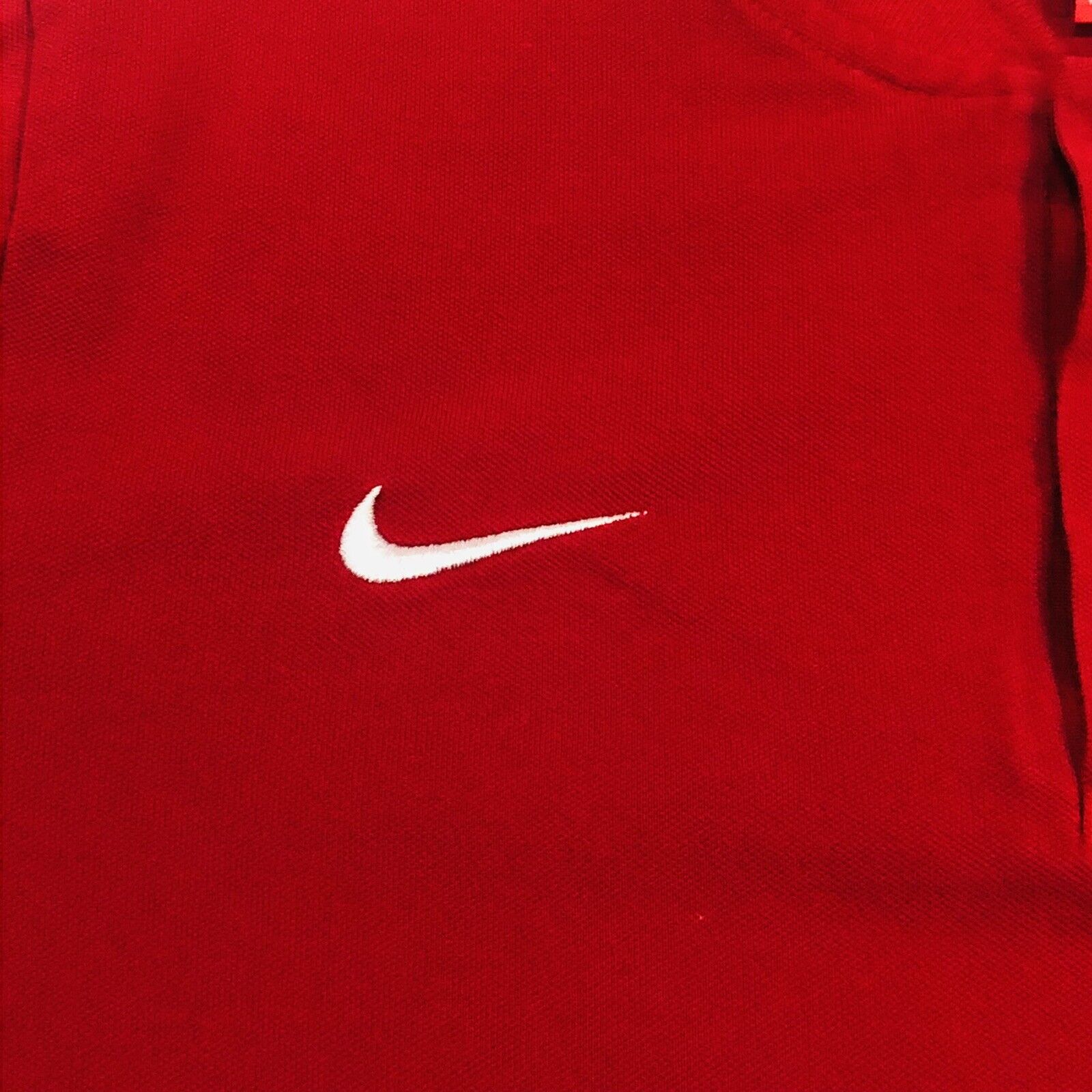 NIKE Red Tag Henley Two Button Single Stitch USA … - image 4