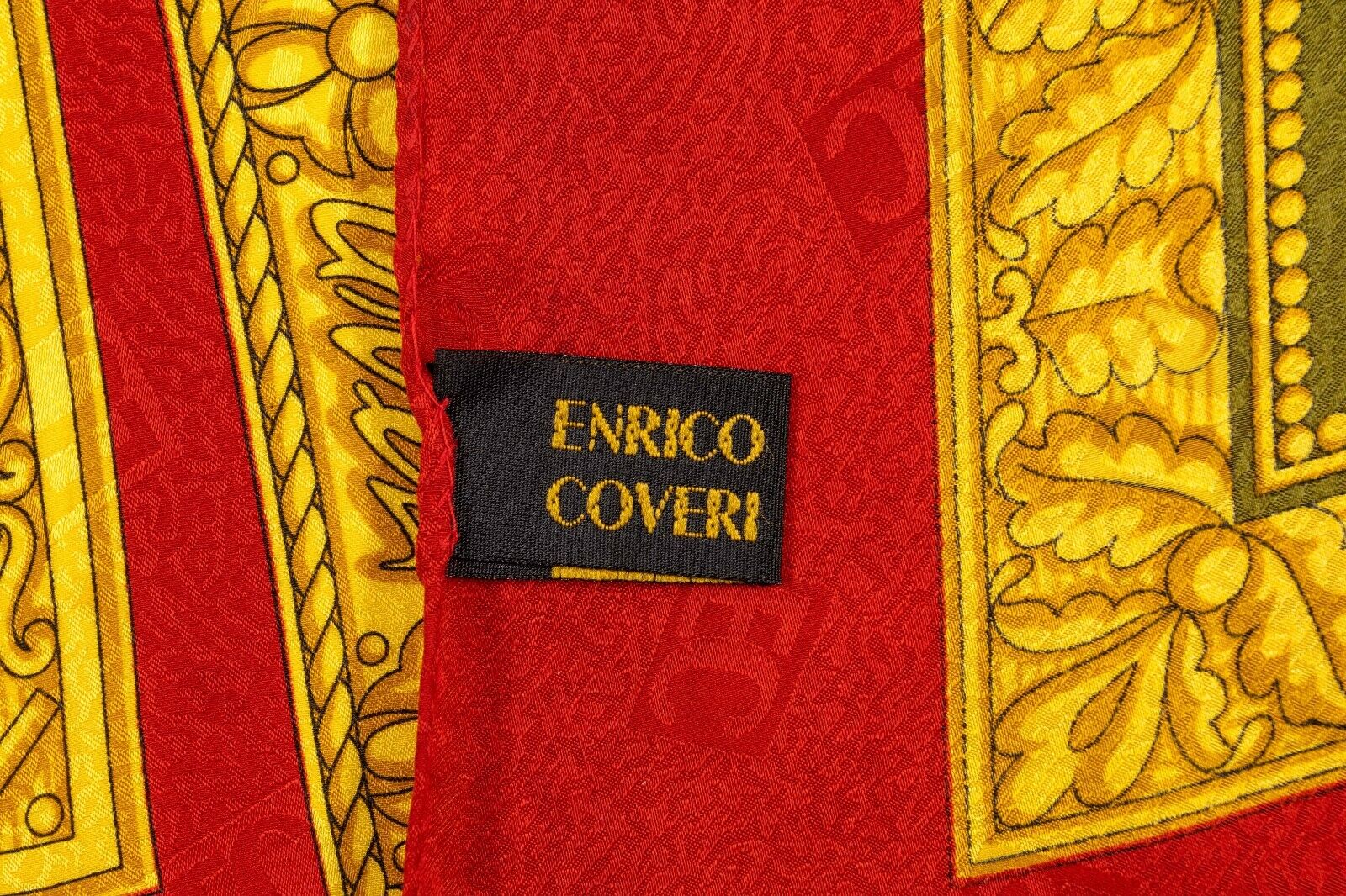 Authentic Scarf " Enrico Coveri " / " Enrico Cove… - image 11