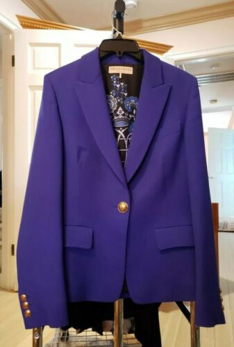 Emilio Pucci Jacket Purple & Blue with Gold Hardw… - image 1