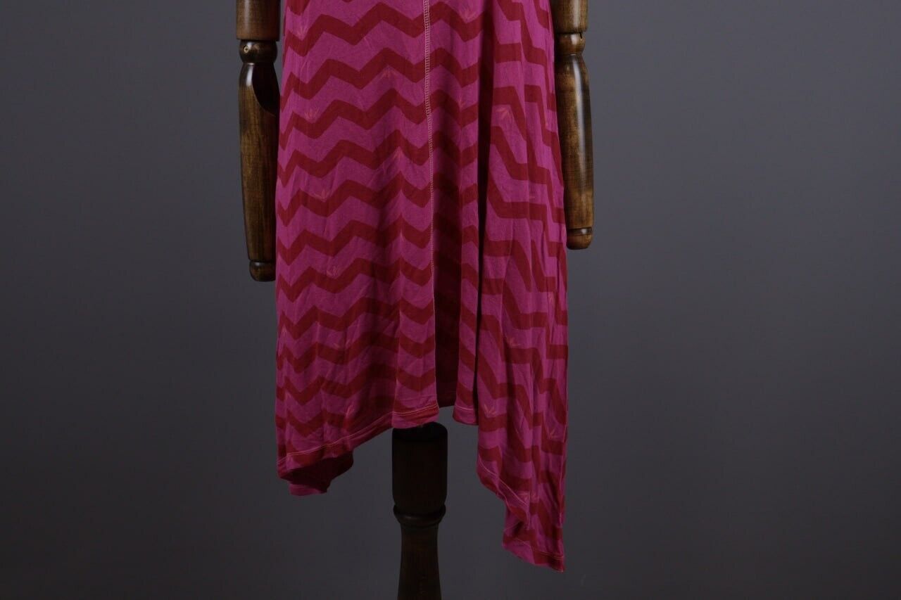 GUDRUN SJODEN Purple Stripe Lagenlook Sleeveless … - image 8