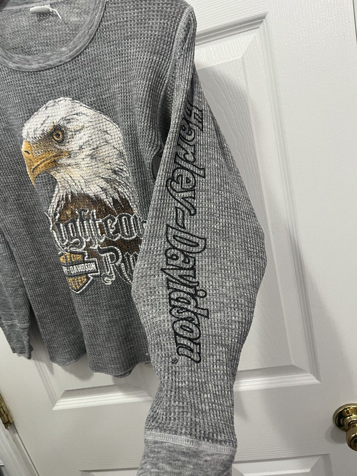 Vintage 1970’s Rare Harley Davidson Thermal Size … - image 5