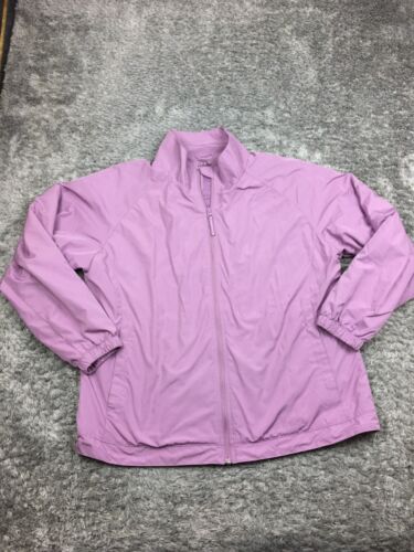 Cabelas Full Zip Jacket Womens Size XL Purple Rai… - image 1