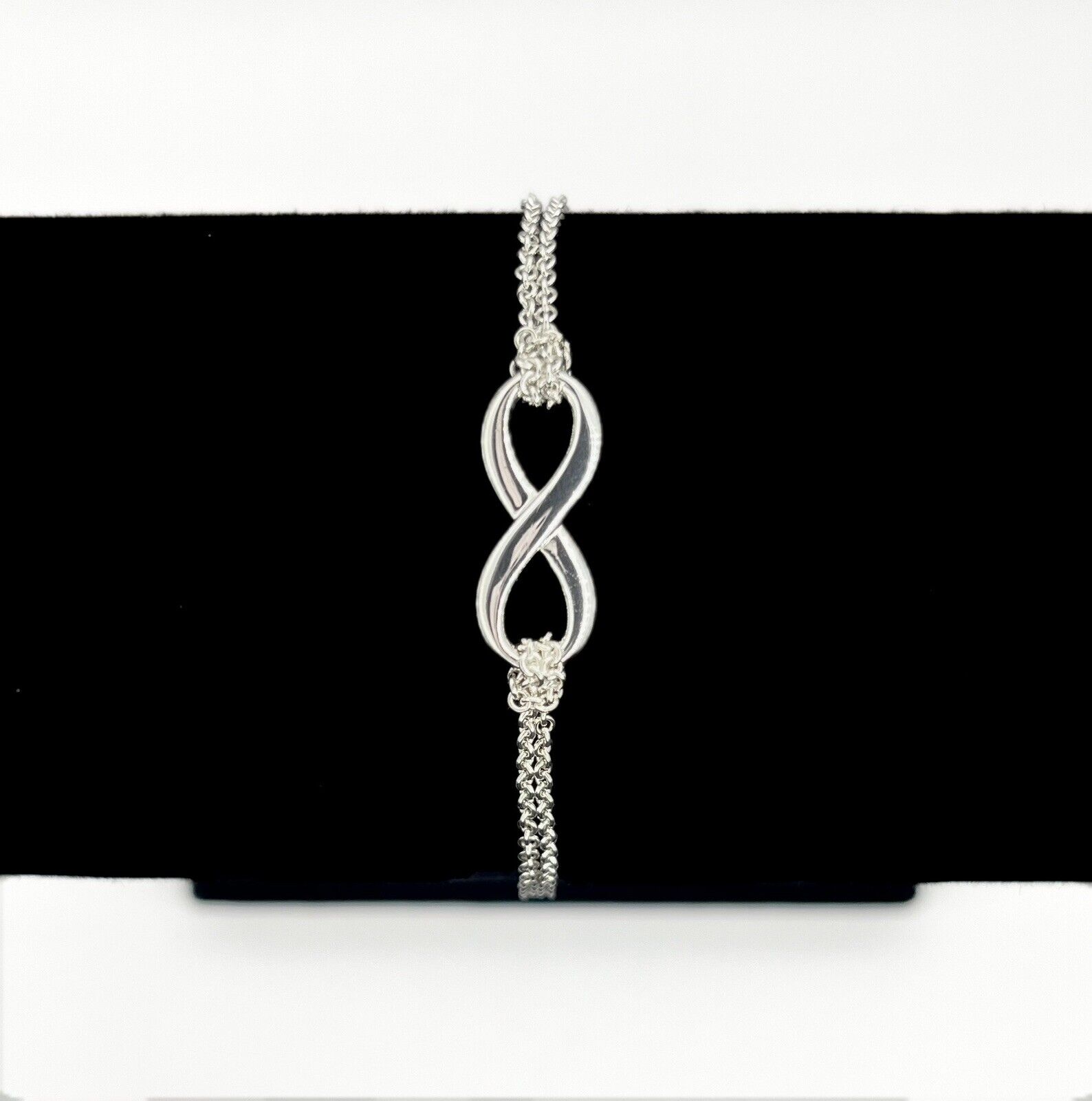 Tiffany & Co. Tiffany Infinity Bracelet, Sterling… - image 1