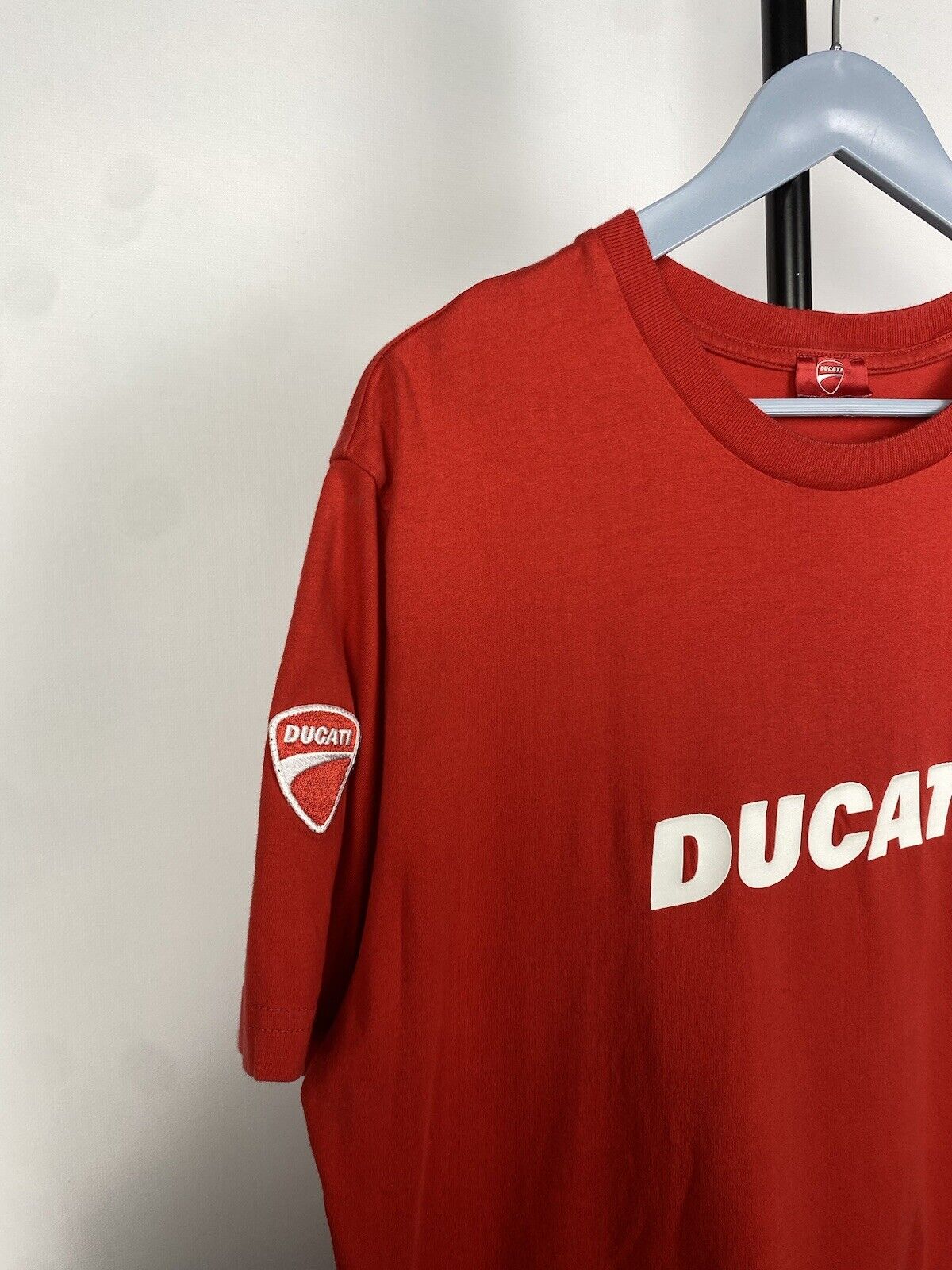 Vintage 90s Ducati MOTO Racing Streetwear T-shirt… - image 3