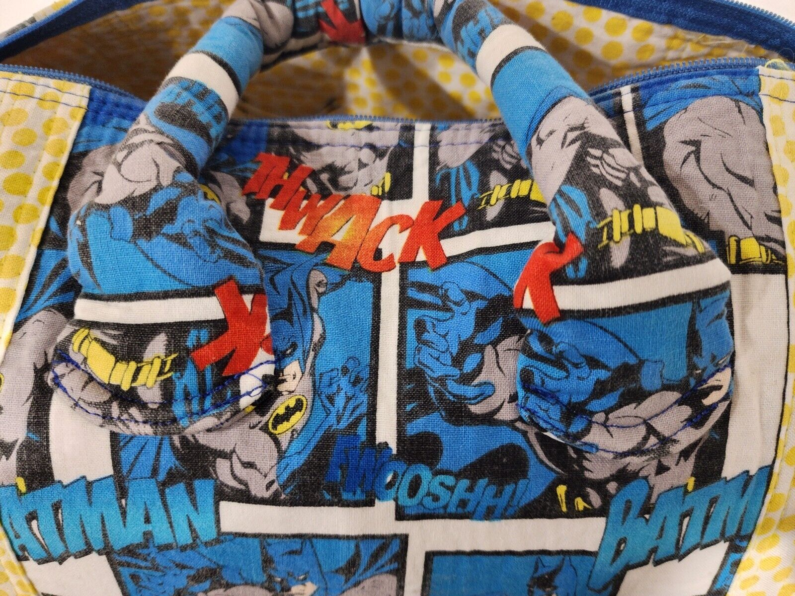 Batman Duffel Bag Tote Homemade - image 13