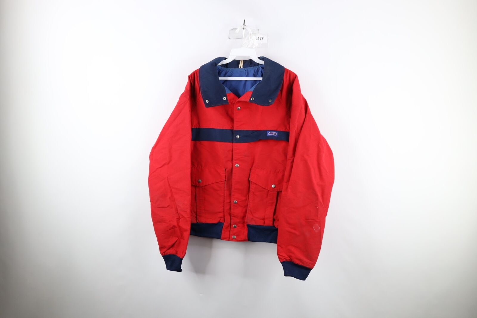 Vintage 90s Streetwear Mens Large Distressed Sail… - image 1