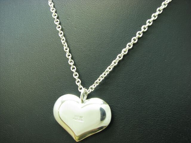 835 Silver Necklace & Pendant / Heart / Sterling … - image 2