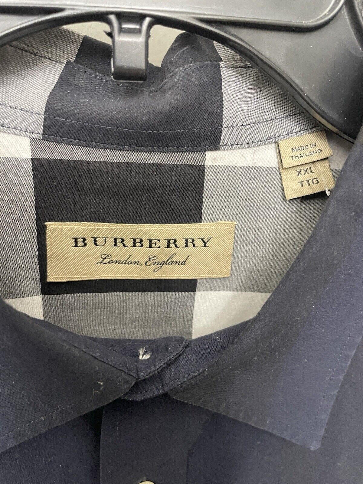 Burberry London Button Down Authentic Mens Blue S… - image 3