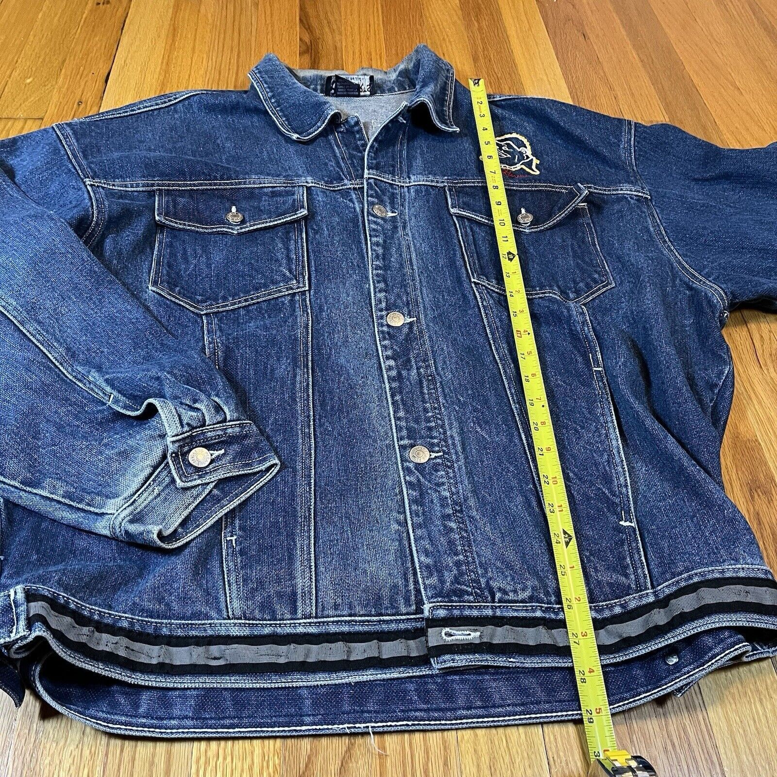 Vintage Y2K Fat Albert Fubu 42” Jeans + XL Denim … - image 14