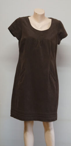 Boden brown ribbed velvet dress size 8 US - 12 UK