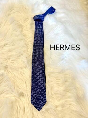 Excellent Used HERMES TIE Authentic No Box Authent