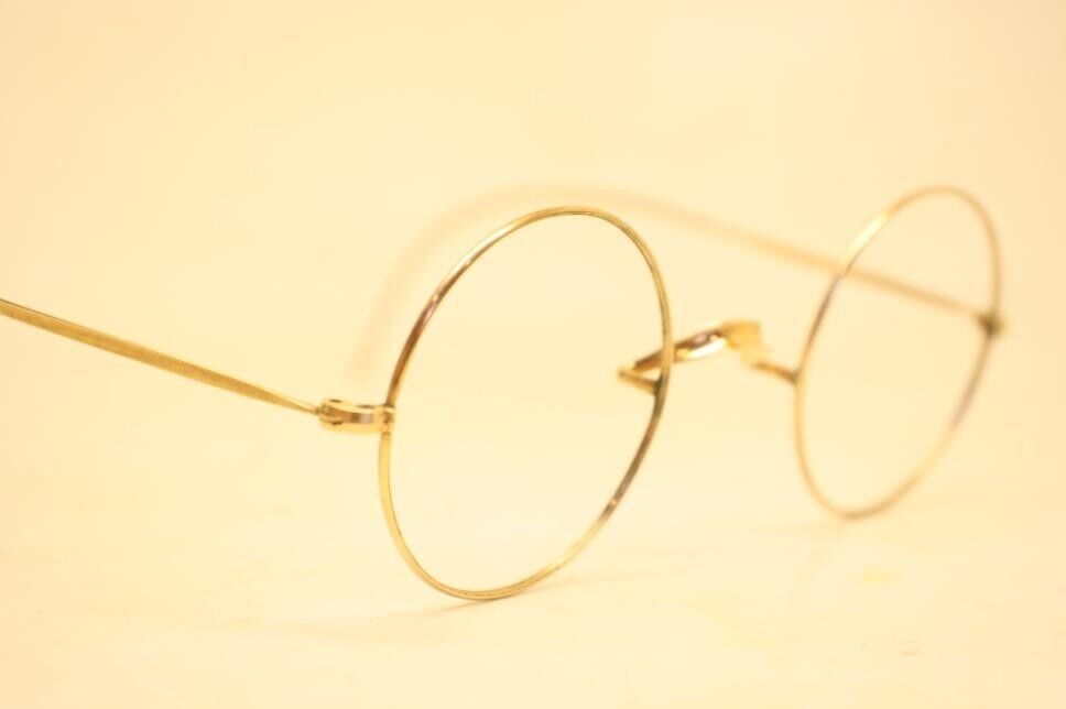 Antique  Gold Windsor Style Eyeglasses Glasses Vi… - image 4