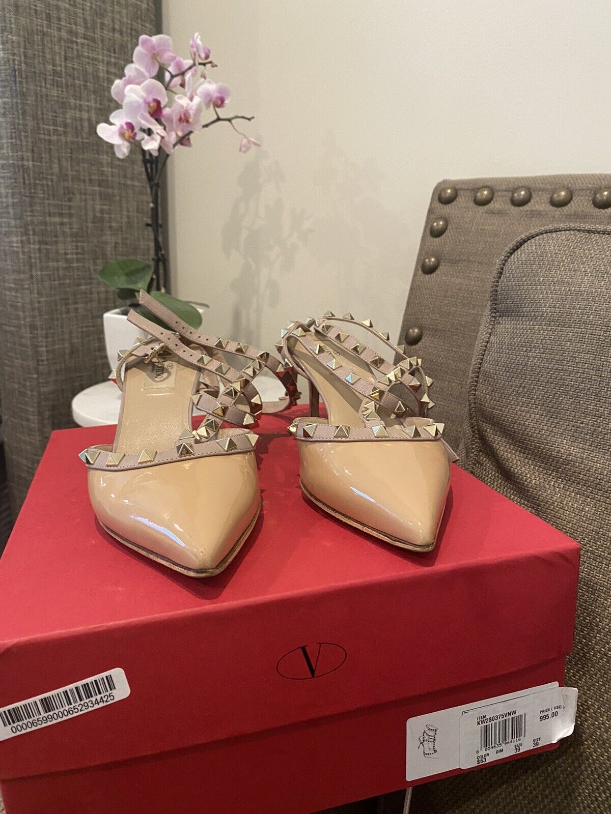 Authentic Valentino Rockstud Shoe - image 9