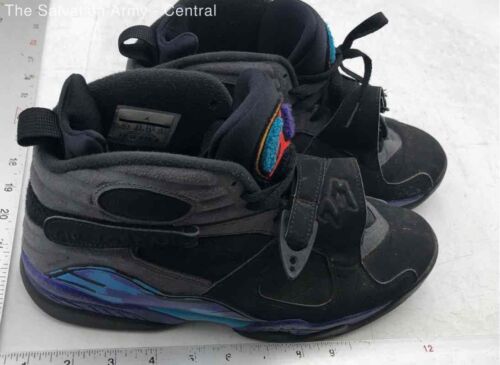 Nike Mens Air Jordan 8 Retro Aqua 2015 Black Bask… - image 1