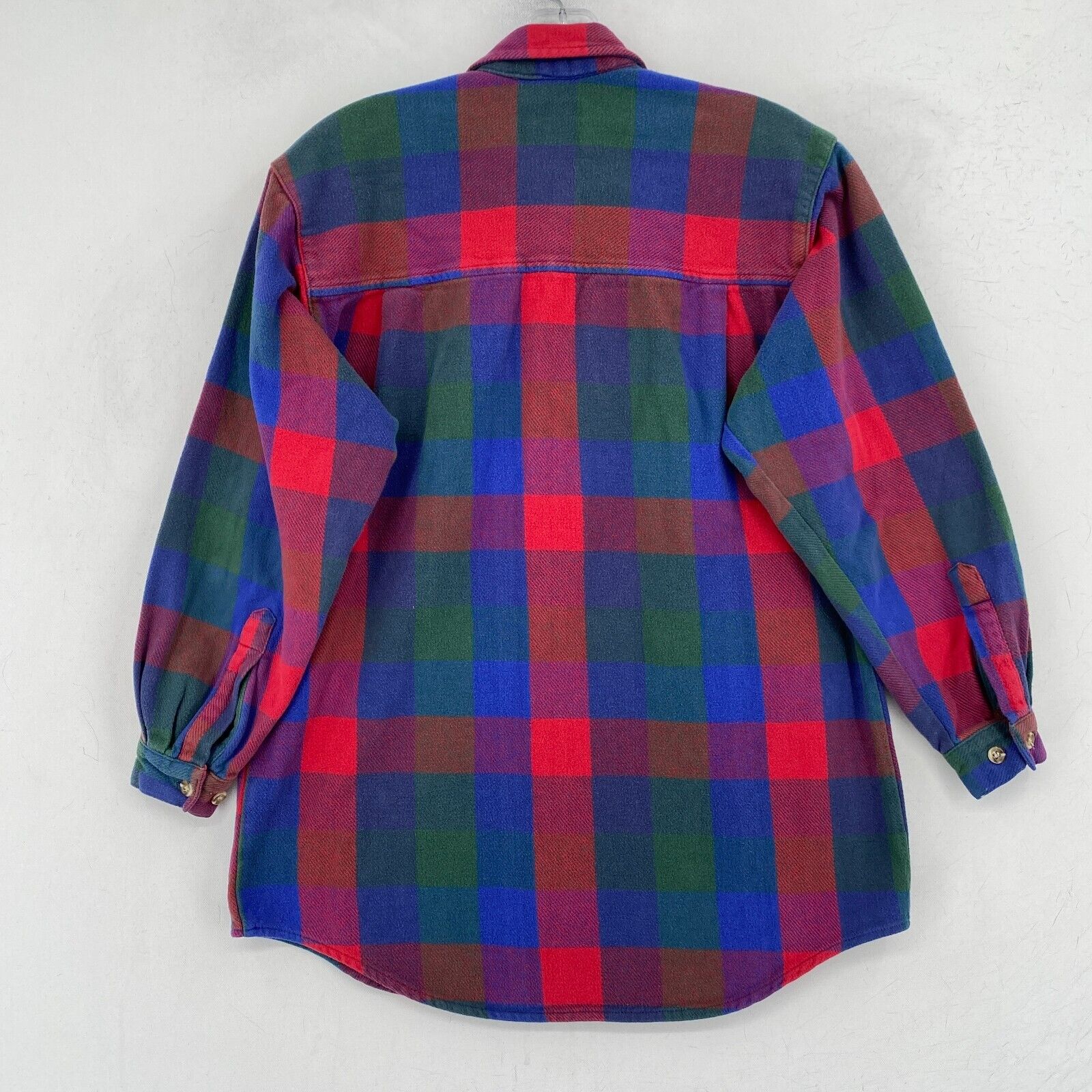 Vintage Woolrich Flannel Shirt Womens Small Orang… - image 11