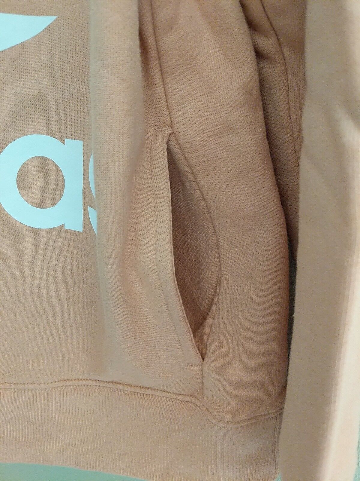 Adidas Womens Blush Peach Size Small Hooded Sweat… - image 3