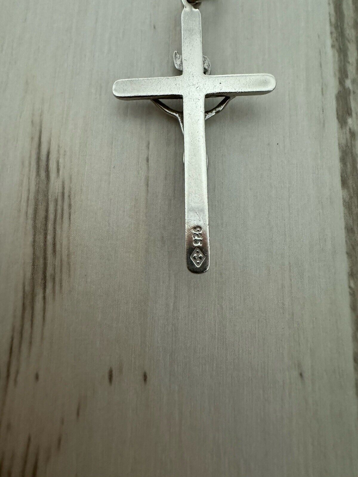 Macys-925 Sterling Silver- Large- Crucifix Cross … - image 4