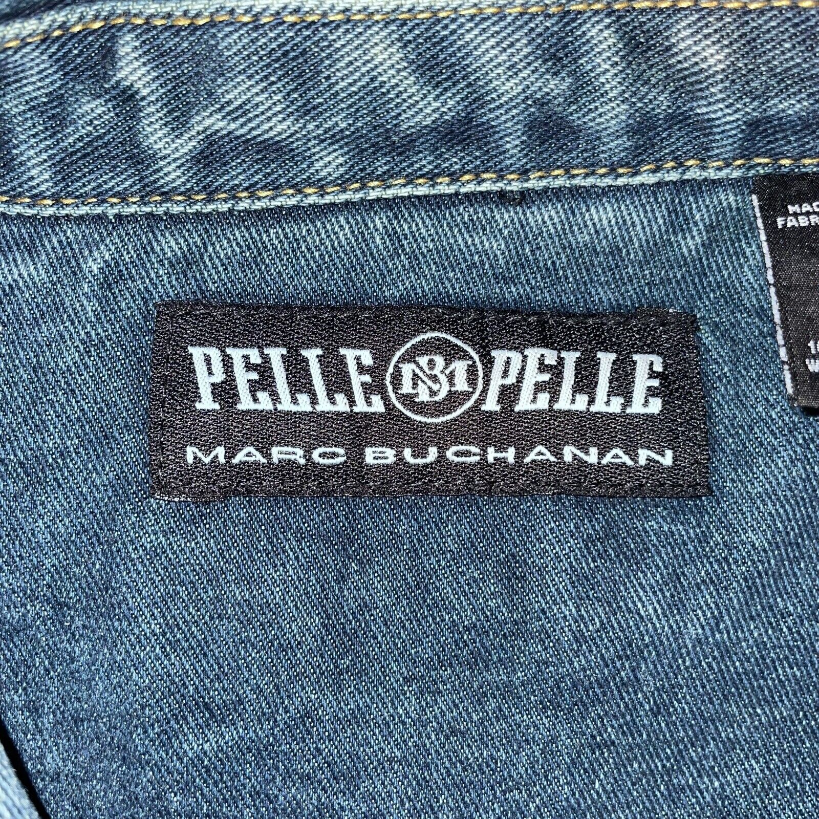 Vintage Pelle Pelle Mark Buchanan Jean Jacket Men… - image 13