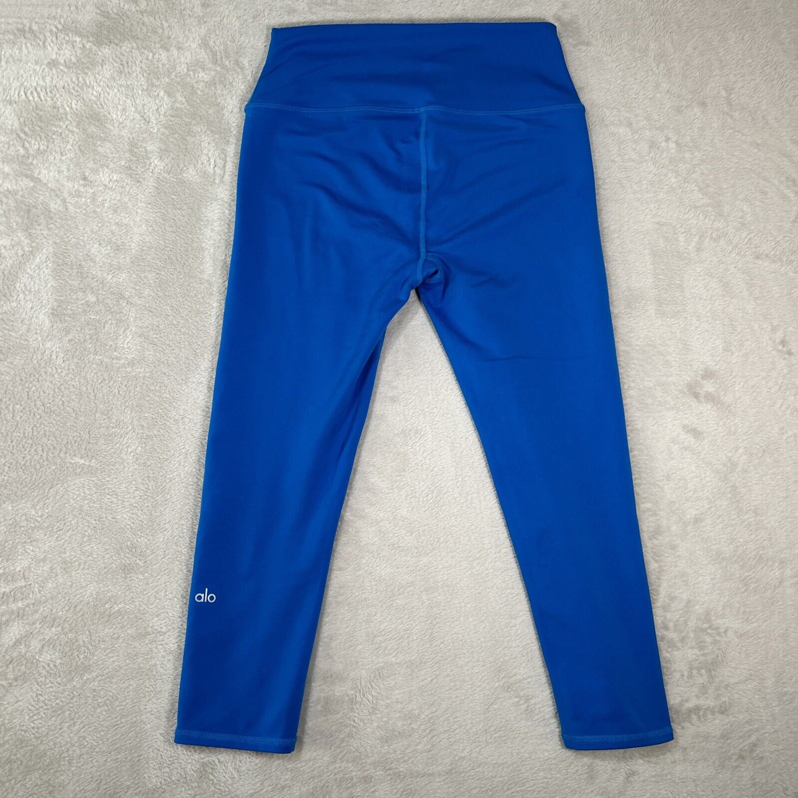 Alo Women Activewear Pants Size L Large Blue Legg… - image 9