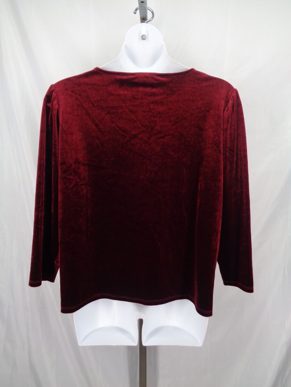 The Pyramid Collection Velvet Square Neck Top Plu… - image 2