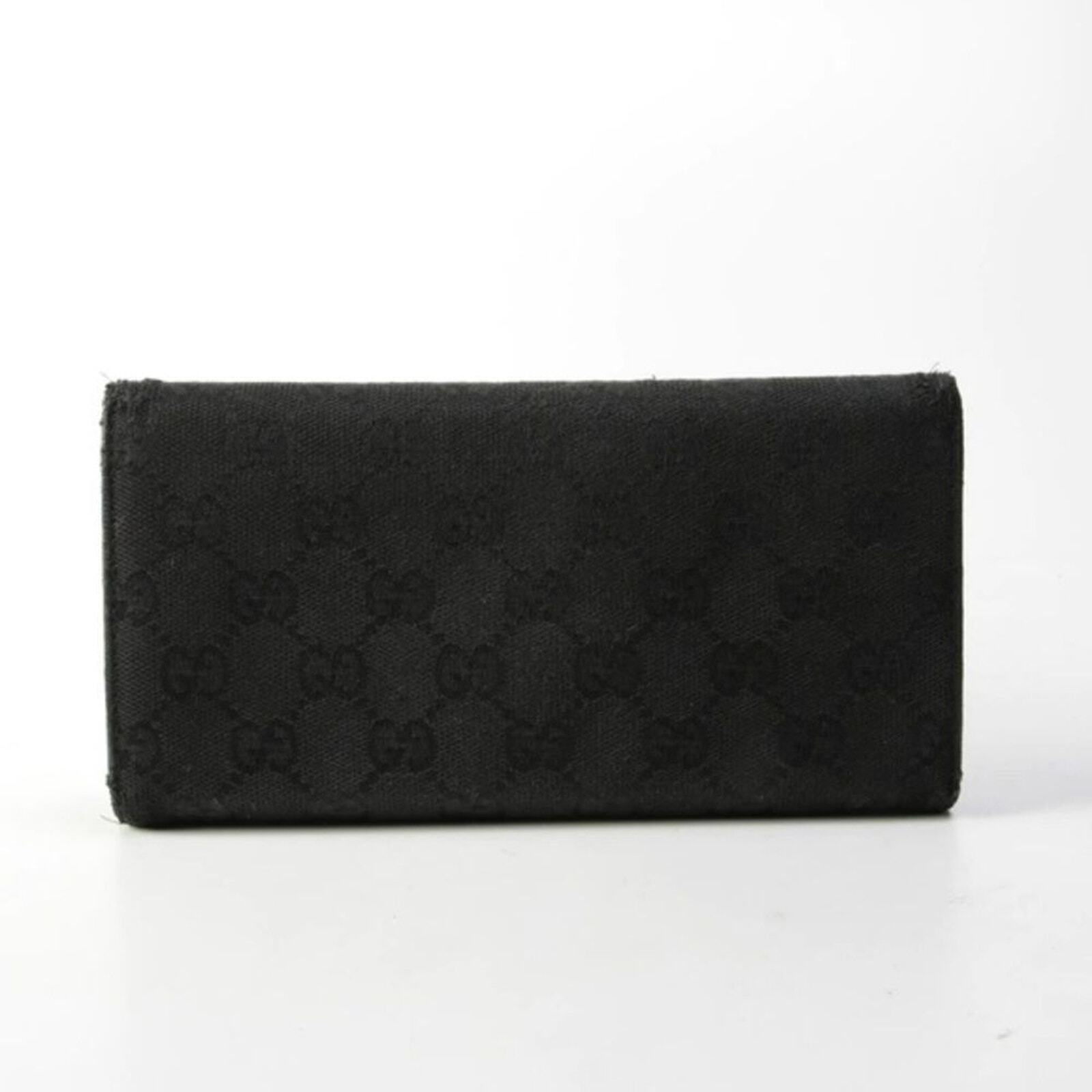 GUCCI Women's Vintage Black Canvas Horsebit Monog… - image 7