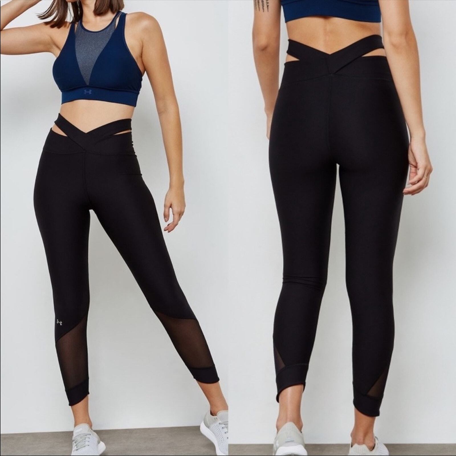 UNDER ARMOUR Compression Cut Out Waist Legging Sm… - image 2