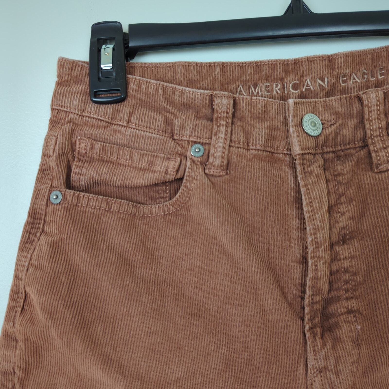 American Eagle Brown Super Stretch Corduroy Pants… - image 4