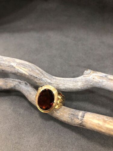 Yellow Gold Ring 585/14k with Citrine