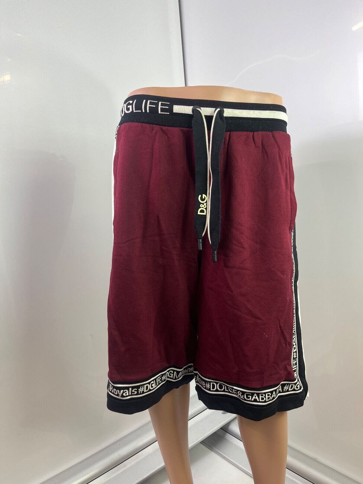 Original Dolce&Gabbana Mens Sweat Shorts Silk/Cot… - image 1