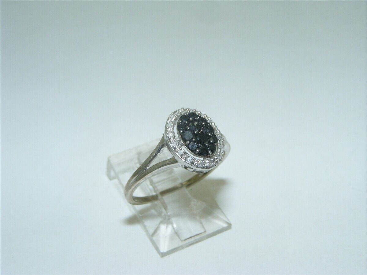 10k White Gold Diamond Ring - image 3