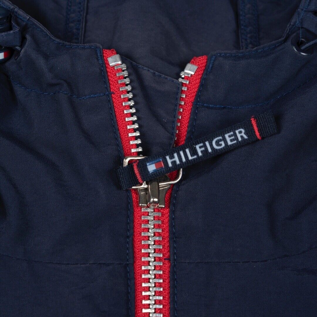 Tommy Hilfiger Blue Red Nylon Parka Jacket With H… - image 6