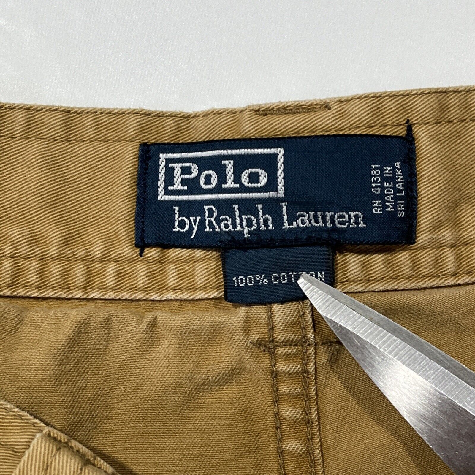 Polo By Ralph Lauren Vtg Polo 67 Chino Size 42 Ca… - image 2