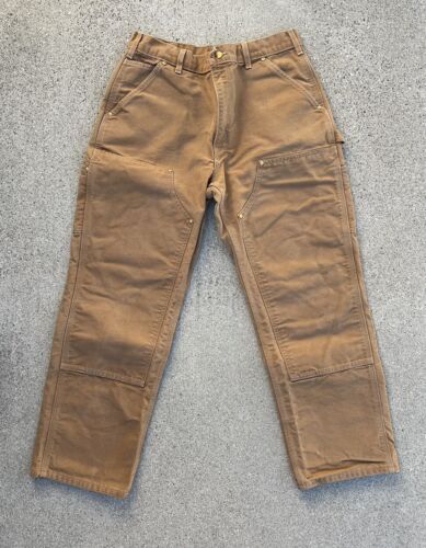 Carhartt B01 Double Knee Pants Mens 36x32 Brown C… - image 1