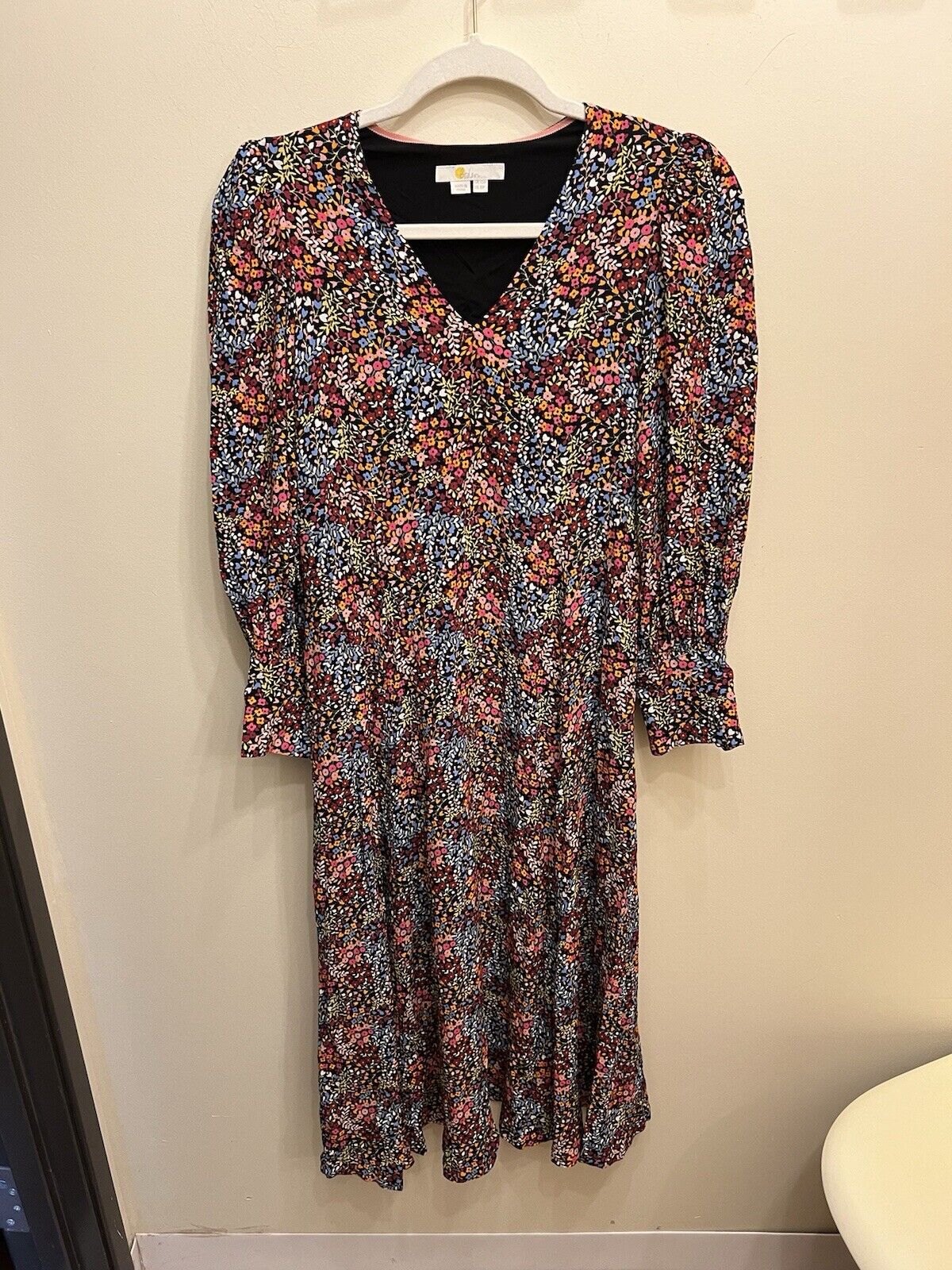 Boden floral print maxi dress, size 8P - image 4