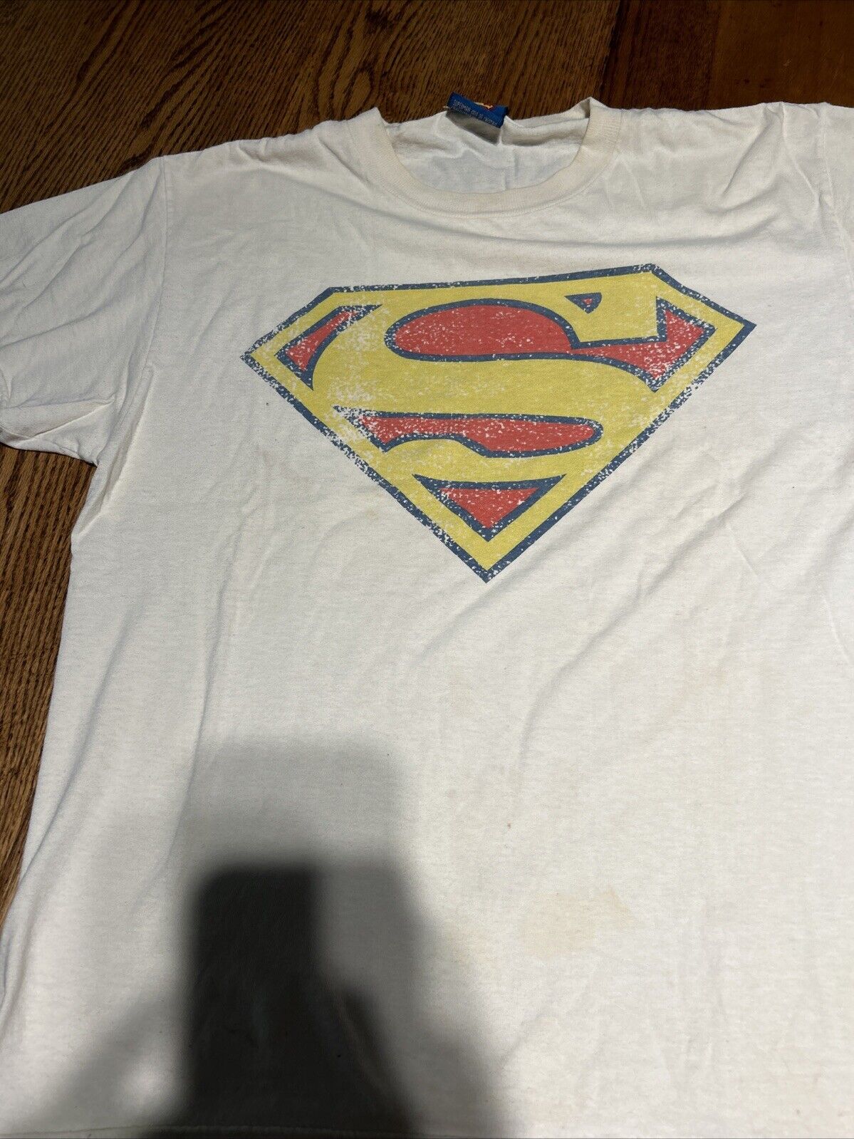 vintage superman t shirt Sz Med - image 3