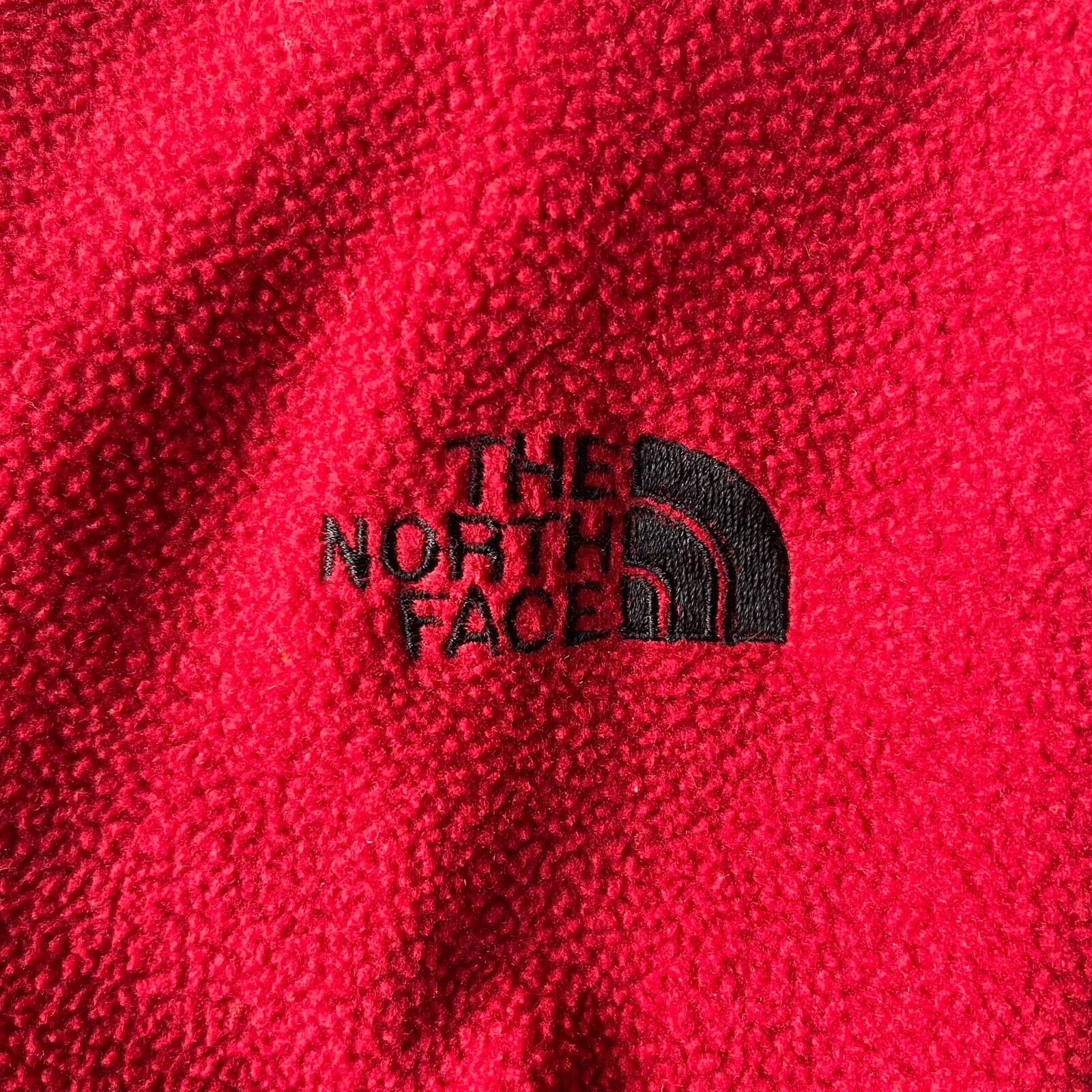 The North Face Pullover Mens Medium Red Fleece 19… - image 8