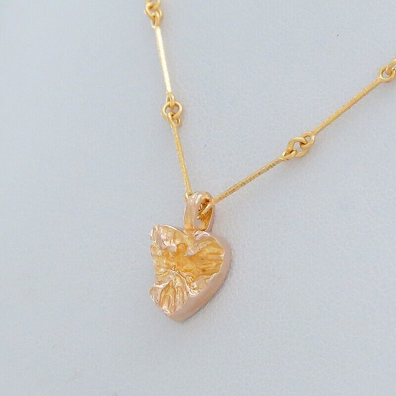 Lapponia Pendant on Chain - Heart - No Trim - 14K… - image 3