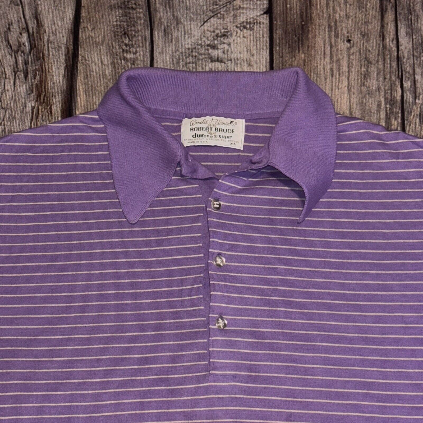 VTG 70s Arnold Palmer Robert Bruce Polo Shirt XL … - image 2