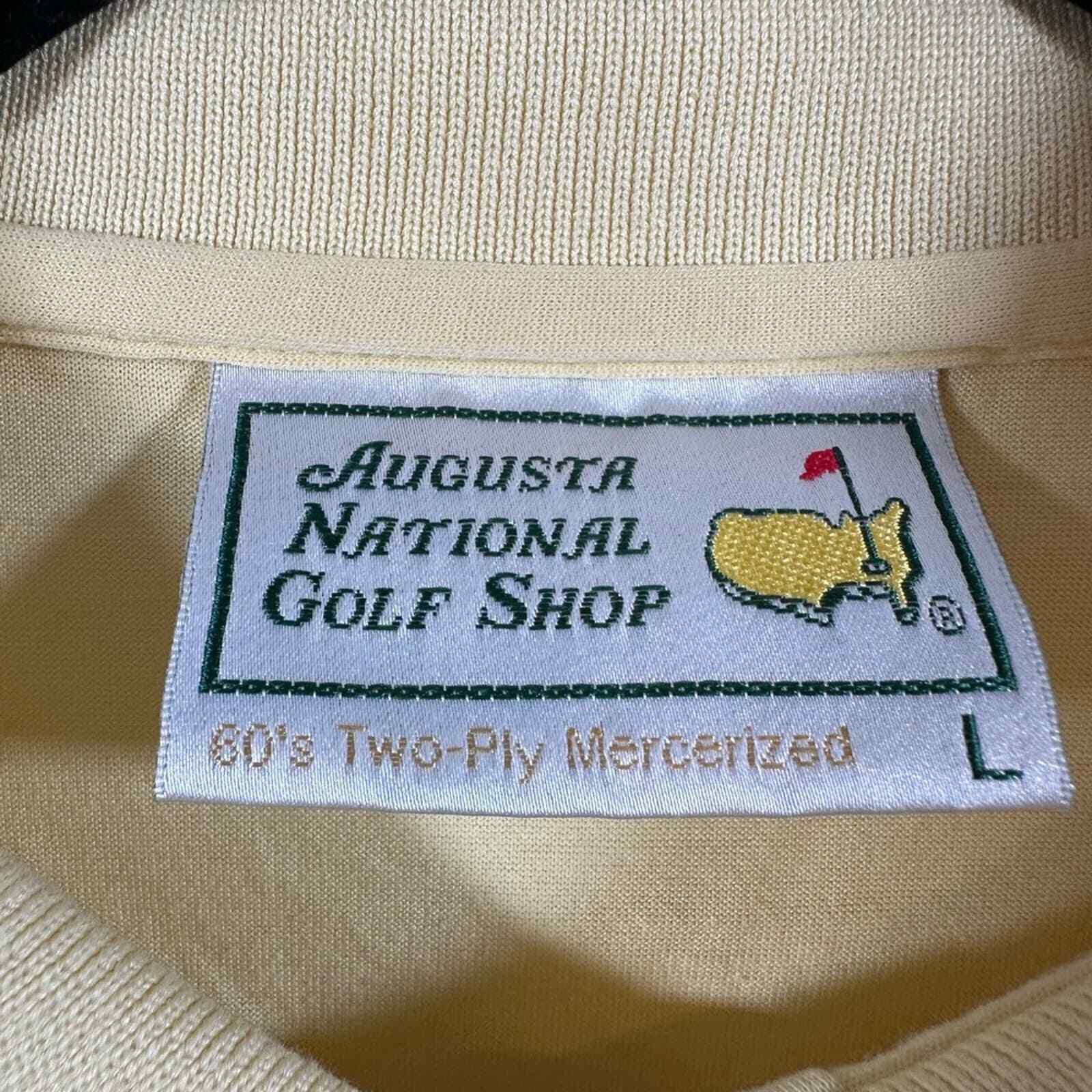 Augusta National Golf Shop Masters Polo Yellow Si… - image 3