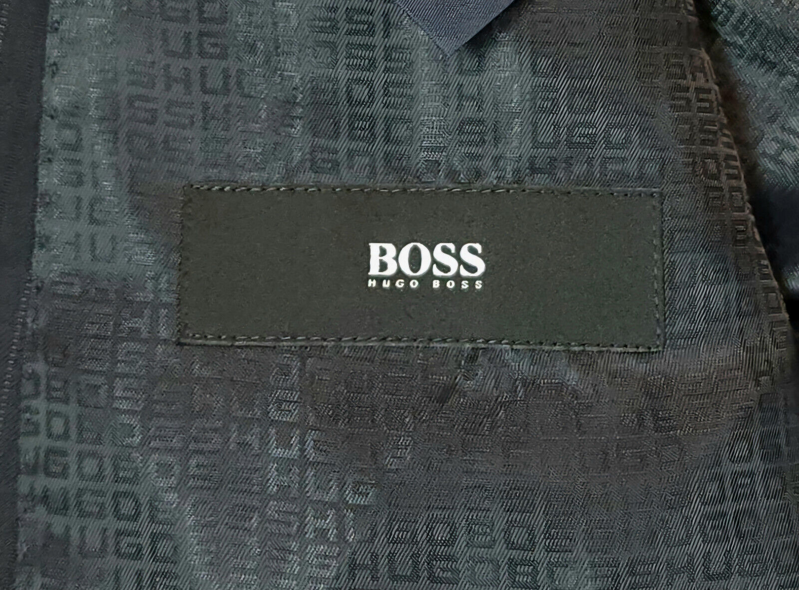 HUGO BOSS Pasini2/Movie2 Navy Stripe Suit 46 Supe… - image 6