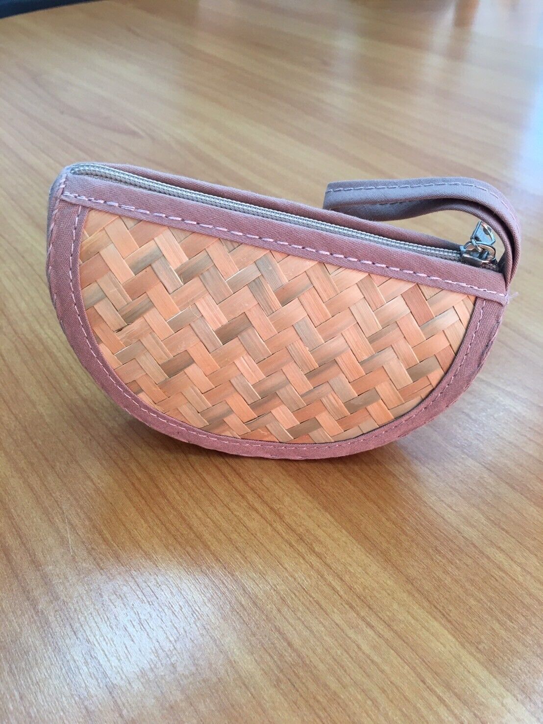 handmade bag made from bamboo coin purse - image 1