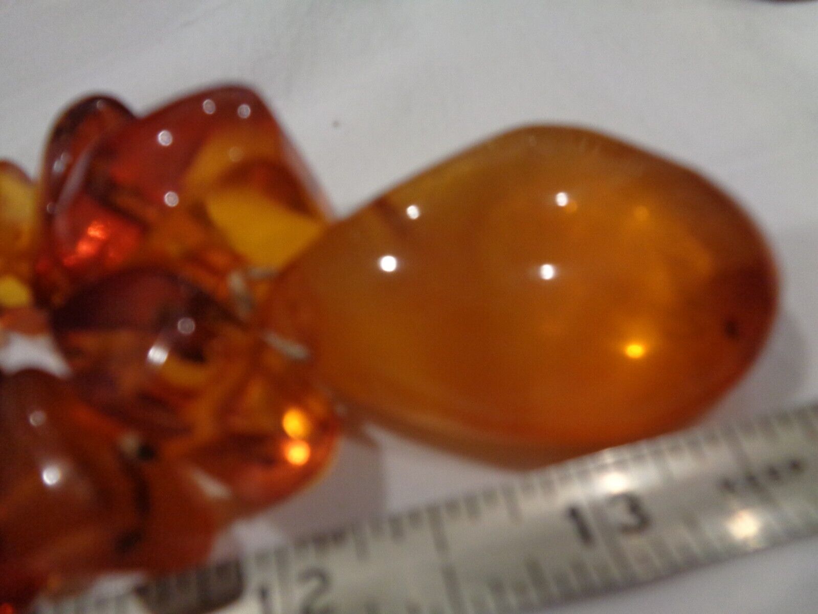 Antique Estate Natural Amber Necklace - image 8