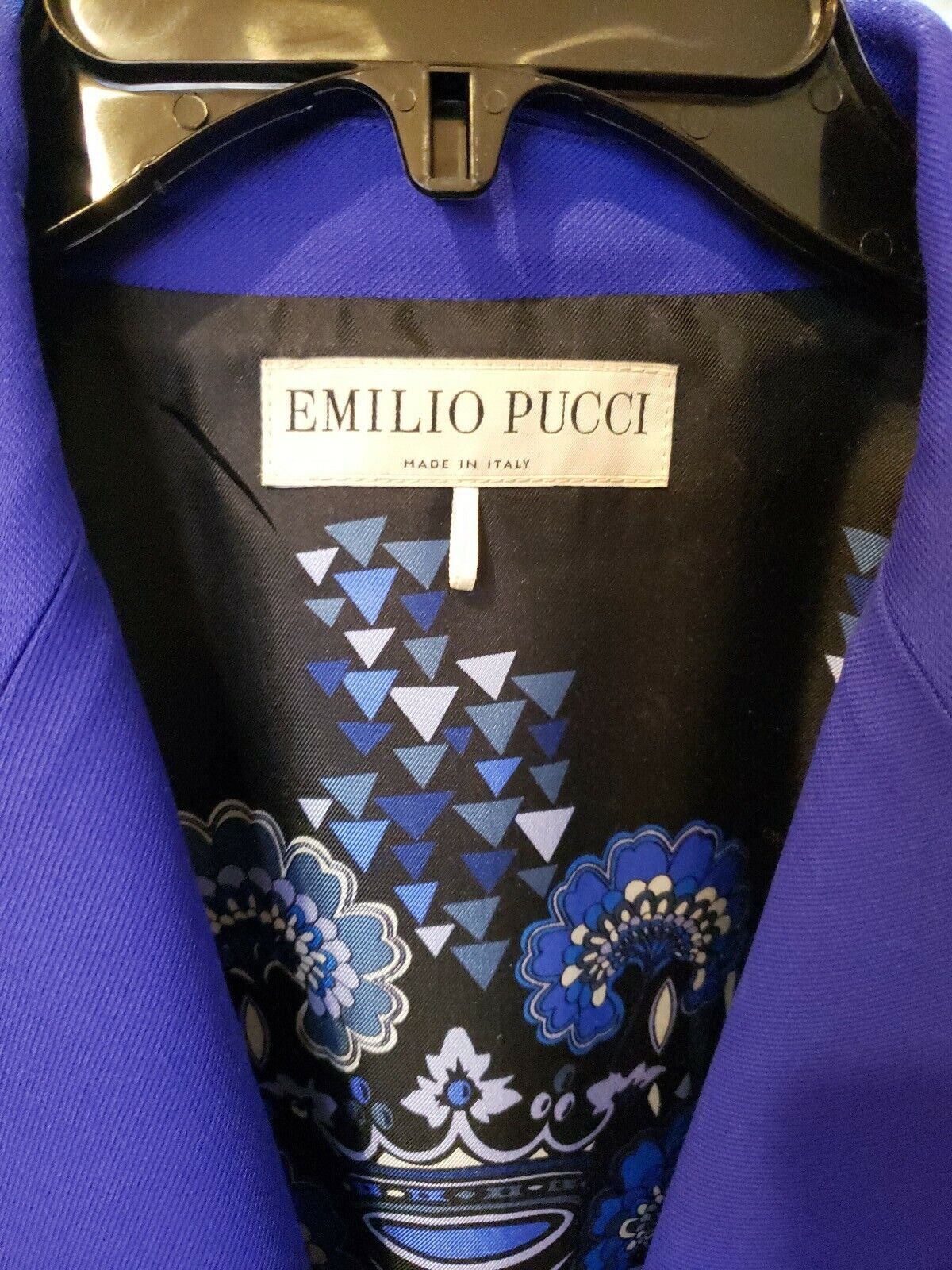 Emilio Pucci Jacket Purple & Blue with Gold Hardw… - image 2