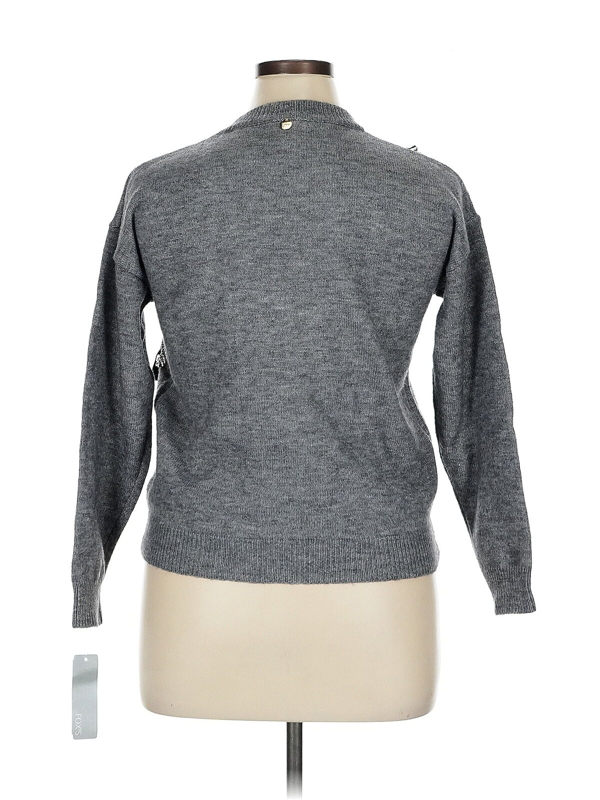 Assorted Brands Women Gray Pullover Sweater XL - image 2