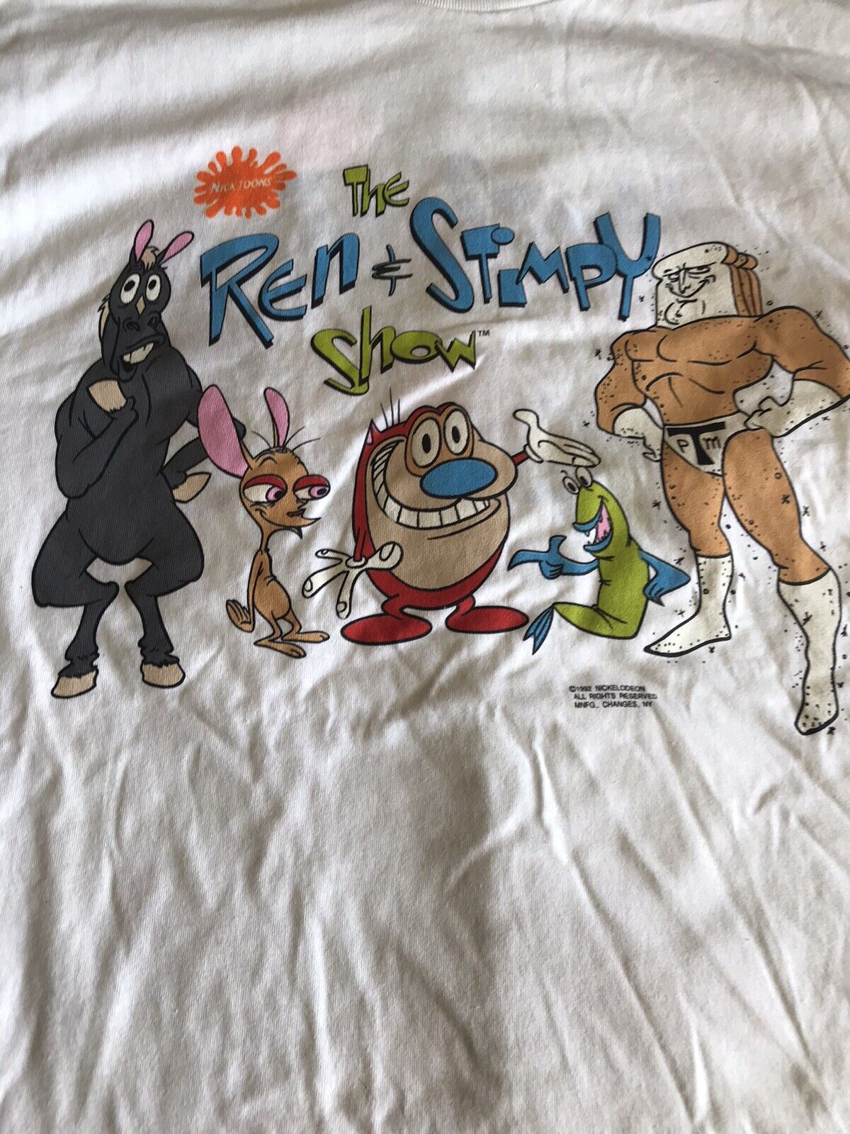 THE REN & STIMPY SHOW vintage t shirt Nickelodeon… - image 2